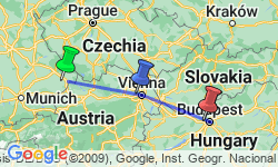 Google Map: The beautiful blue Danube (port-to-port cruise)