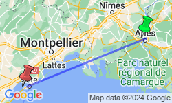 Google Map: Charming Provence : a barge cruise in Southern France (port-to-port cruise)
