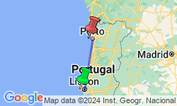 Google Map: Lisbon, Porto and the Douro valley (Portugal) and Salamanca (Spain) (port-to-port cruise)