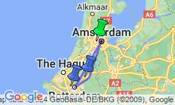 Google Map: Through authentic Holland (port-to-port cruise)