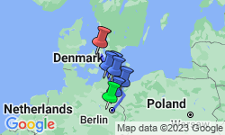 Google Map: From Berlin to Copenhagen The Havel, the Oder and the Baltic sea (port-to-port cruise)