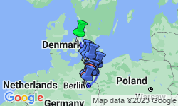 Google Map: From Copenhagen to Berlin: The Baltic Sea and the Oder and Havel Rivers (port-to-port cruise)