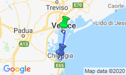 Google Map: From the Canals of Venice to Renaissance-infused Mantua & Milan and Lake Como Extended Stay (port-to-port cruise)