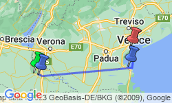 Google Map: From Renaissance-infused Mantua to the Canals of Venice