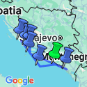 Google Map: Croatia and Montenegro (port-to-port cruise)