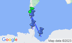 Google Map: Mar de Weddell - En busca del pingüino Emperador, incl. Helicópteros