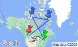 Google Map: Northwest Passage: In the Footsteps of Franklin