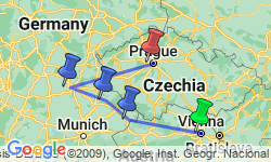Google Map: Authentic Danube & Prague (2024) - Vienna to Prague