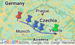 Google Map: European Holiday Markets (2024) - Vienna to Nuremberg