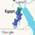 Google Map: Cruise on the Nile: The Land of the Pharaohs (port-to-port cruise)