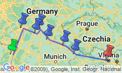 Google Map: An Unforgettable Cruise through the Heart of Europe from the Rhine to the Danube (port-to-port cruise)