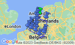 Google Map: Grand Tulip Cruise of Holland & Belgium