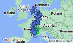 Google Map: Rhine & Rhône Revealed with 2 Nights in French Riviera (Northbound)