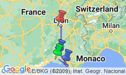Google Map: Active & Discovery on the Rhône (Northbound)
