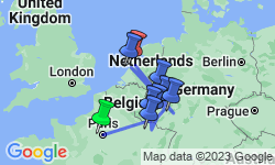 Google Map: The Rhine & Moselle: Canals, Vineyards & Castles with 2 nights in Paris