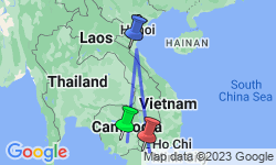 Google Map: Mekong Discovery (Southbound)