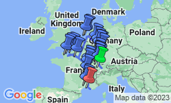 Google Map: European Masterpiece: the Rhine, Seine and Rhône Revealed with 2 Nights in Lucerne