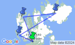 Google Map: North Spitsbergen Explorer - Versatile landscapes, sea ice & wildlife - Summer Solstice