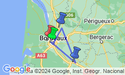 Google Map: Brilliant Bordeaux (2025) - Bordeaux to Bordeaux