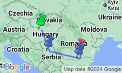 Google Map: Highlights of Eastern Europe (2025) - Budapest to Bucharest