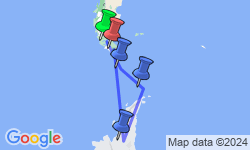 Google Map: Antarctic Express: Fly South, Cruise North