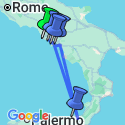 Google Map: A Mediterranean Christmas - Naples, the Amalfi Coast & Sicily (port-to-port package)
