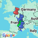 Google Map: Burgundy & Provence (2026) - Arles to Lyon