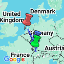 Google Map: Castles along the Rhine (2026) - Basel to Amsterdam
