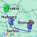 Google Map: Highlights of Eastern Europe (2026) - Budapest to Bucharest