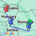 Google Map: Highlights of Eastern Europe (2026) - Bucharest to Budapest