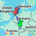 Google Map: Remarkable Rhine & Historic Holland (2026) - Basel to Amsterdam