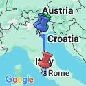 Google Map: Rome, Venice & the Jewels of Veneto (2026) - Venice to Rome