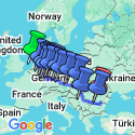 Google Map: Ultimate European Journey (2026) - Amsterdam to Bucharest