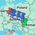 Google Map: Danube Grandeur (2026) - Belgrade to Nuremberg