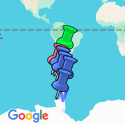 Google Map: Antarctic Express: Sail South, Fly North