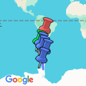 Google Map: Antarctic Express: Fly South, Sail North