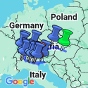 Google Map: Cruise & Rail: Grand Alpine & the Jewels of Veneto (2026) - Budapest to Venice