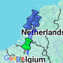 Google Map: The treasures of the north through Holland and Belgium (port-to-port cruise)