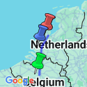 Google Map: The Treasures of North - Through two extraordinary countries: Belgium and The Netherlands (port-to-port cruise)