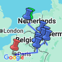 Google Map: The Rhine & Moselle: Canals, Vineyards & Castles with 2 nights in Paris