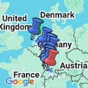 Google Map: Romantic Rhine (Southbound)
