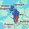 Google Map: Romantic Rhine with 2 Nights in Lucerne (Southbound)