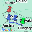 Google Map: Active & Discovery on the Danube with 2 Nights in Prague (Westbound)
