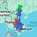 Google Map: Fascinating Vietnam, Cambodia & the Mekong River with Hanoi & Ha Long Bay (Northbound)