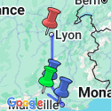 Google Map: Active & Discovery on the Rhône (Northbound)
