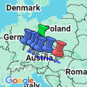 Google Map: The Legendary Danube with 2 Nights in Prague