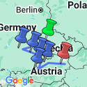 Google Map: Christmastime on the Danube with 2 Nights in Prague (Eastbound)