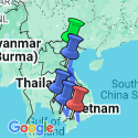 Google Map: Fascinating Vietnam, Cambodia & the Mekong River with Hanoi & Ha Long Bay (Southbound)