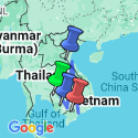 Google Map: Fascinating Vietnam, Cambodia & the Mekong River (Southbound)