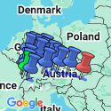 Google Map: Enchanted Europe (Eastbound)